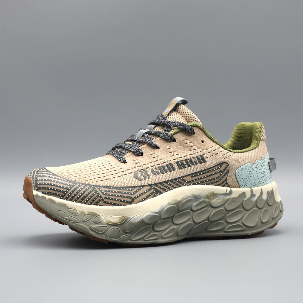 Men Sports Shoes – Lightweight Breathable Mesh Running Sneakers with Shock Absorption &amp; Height Increase