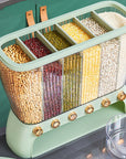 Kitchen Grains Separate Storage Box Compartment