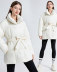 Plus Size Women's Mid-length  Cotton coat