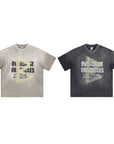 Loose Washed T-shirt For Men