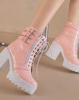 WOMEN'S Thick Heeled Short Boots