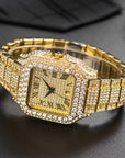 Diamond Quartz Wrist Watch