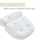 6 suction cups bath pillow 3D net bathtub pillow AliFinds