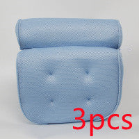 6 suction cups bath pillow 3D net bathtub pillow AliFinds