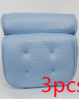 6 suction cups bath pillow 3D net bathtub pillow AliFinds