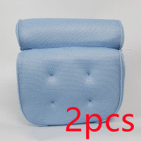 6 suction cups bath pillow 3D net bathtub pillow AliFinds