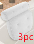 6 suction cups bath pillow 3D net bathtub pillow AliFinds