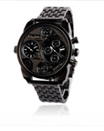 brand stainless steel male watch