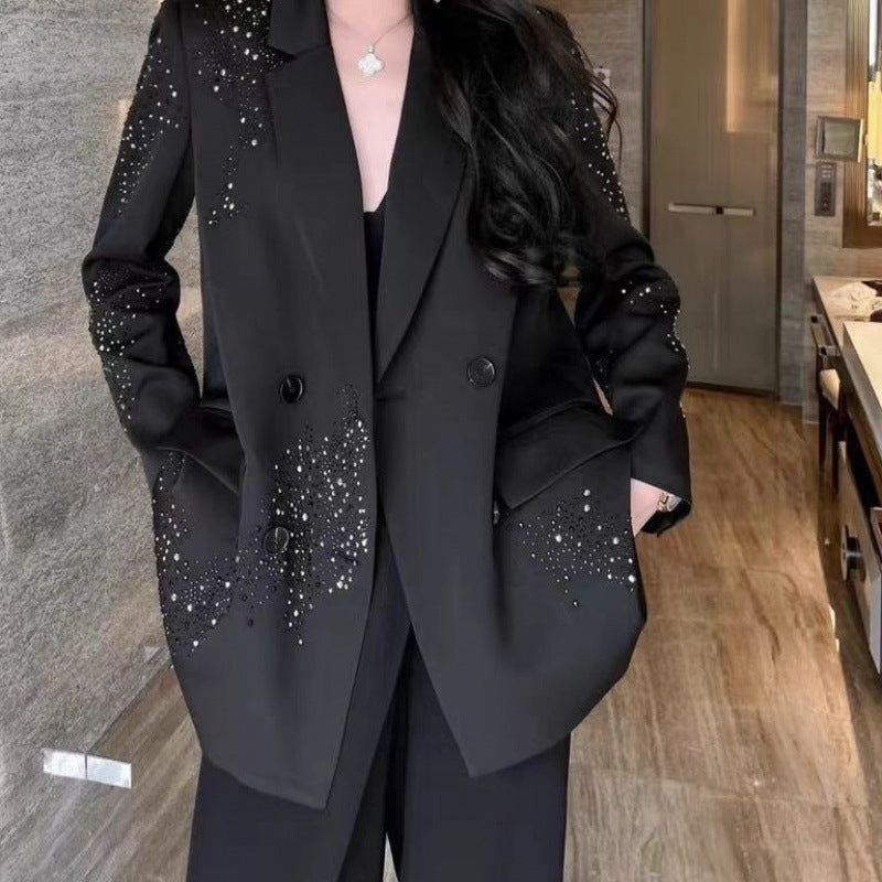 Business Diamond Suit Jacket women