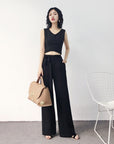 High waist mopping pants Korean style slim suit pants FOR WOMEN