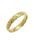 18k Gold Rhombus Ring Small Fragrance Ring FOR WOMEN