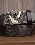 Automatic cowhide belt