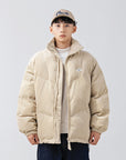 Japanese Harajuku Men's Stand-up Collar Cotton-padded Coat