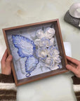 Handmade DIY Butterfly Rose Photo Frame Material Package