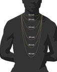 MEN'S Zircon necklace