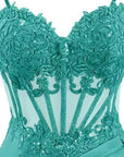Women’s French Chic Lace Fishbone Dress – Light Luxury Slim-Fit Sling Style
