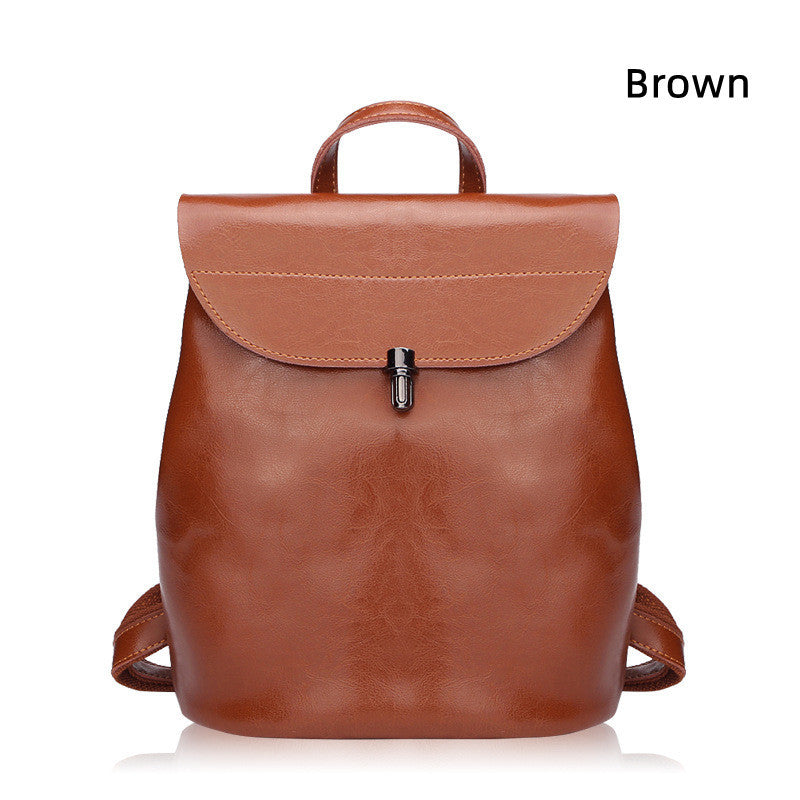 Leather Women Backpack