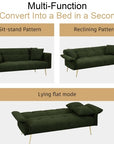 Convertible Double Sofa Bed With Folding Armrests ( USA ONLY + 3 TO 5 DAYS SHIPPING)