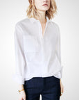 Slim Professional Loose White Shirt Women