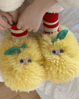 Lovers Cute Cartoon Cotton Slippers Men And Women