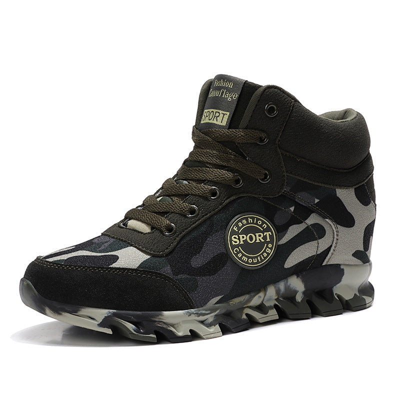 Women&#39;s Casual Camouflage Increased Sneakers