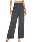 High Waist Trousers With Pockets  Women