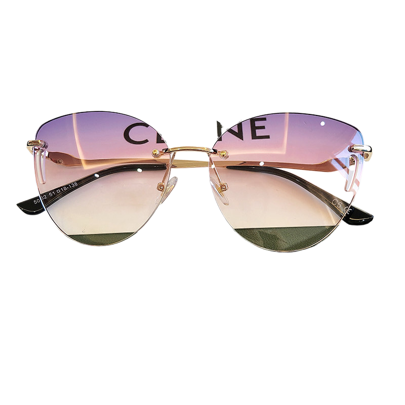 Women’s Small-Frame UV Protection Sunglasses – Elegant Personality Gradient Fashion Shades