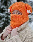 Autumn And Winter Thick Warm Coarse Yarn Hat