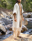 Men’s Cotton Robe – Lightweight Casual Loungewear Kimono Style