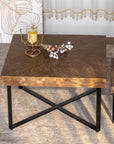 Modern Retro Splicing Square Coffee Table ( USA ONLY + 3 TO 5 DAYS SHIPPING)