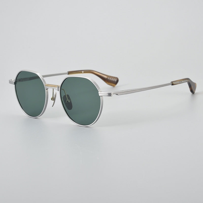 Ultra Light Pure Titanium Vintage Round Frame Spectacle