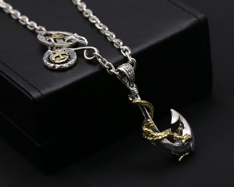 Anchor Pirate Hook Pendant