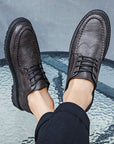 Men's Shoes Small Leather Shoes