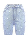 Stretch Micro-nail Pearl Jeans