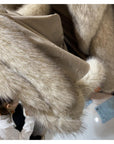 Women's Mid-length Fox Fur Coat Temperament