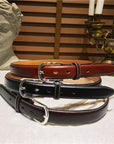 Versatile Retro cow hide Leather Belt women