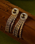 Tassel Retro Silver Pin Earrings Women