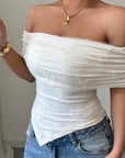 Women’s Sexy Strapless Tube Top – Elegant Slim-Fit Knitted Chic