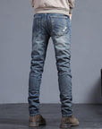 Men's Jeans Slim Straight Stretch