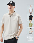 Lapel Polo Shirt Men's