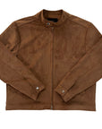 Brown Maillard Stand-up Collar Jacket MEN