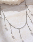 Women Tassel Pearl Necklace – Elegant Drop-Shaped Imitation Pearl Pendant Long Chain Fashion Jewelry