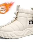 High-top Snow Boots Fur Men's Warm Slugged Bottom Cotton Shoes