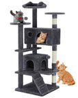 54 Inch Cat Tree, Indoor Cat High-rise Multi-story Tower ( USA ONLY + 3 TO 5 DAYS SHIPPING)