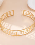 Geometric Loop Collar Earrings Ring Bracelet Women's Jewelry Fashion Suit