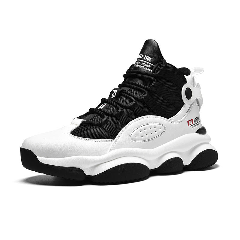 Men’s High-Top Basketball Shoes – Shock Absorbing &amp; Non-Slip Court Sneakers