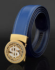 Belt Men's Leather Automatic Buckle