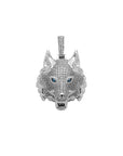 Wolf Head Necklace Pendant Men's ( 3 to 7 Days shipping)