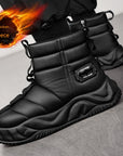 High-top Snow Boots Fur Men's Warm Slugged Bottom Cotton Shoes