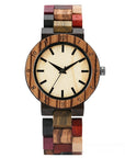 Classic Women's Elk Quartz Wooden Watch